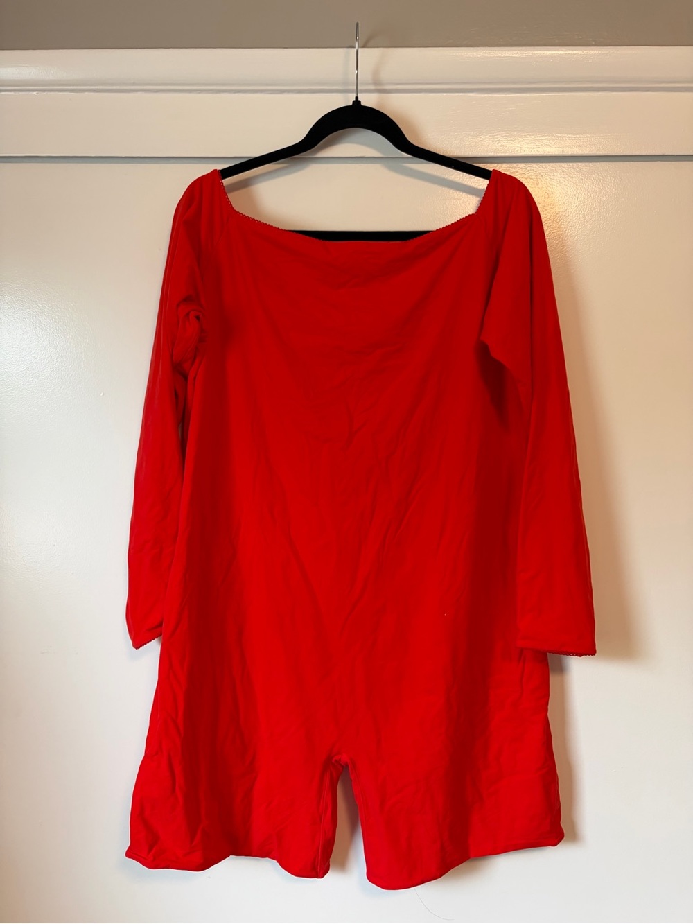 4XL SKIMS RUBY ROMPER LONG SLEEVE
